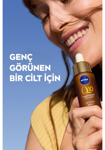 Q10 Kırışıklık Karşıtı Çift Etkili Cilt Serum 30ml, Aydınlatıcı Micellar Makyaj Temizleme Suyu 400ml