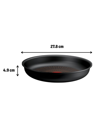 Tefal Excellence+ Fusion Core 9x Mix Tava - 26 Cm 001 Siyah