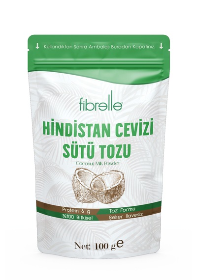 Fibrelle Hindistan Cevizi Sütü Tozu 100gr