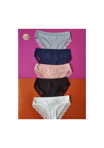 Demirsa Boutique Dantelli, Biye Detaylı 5'li Lacivert, Beyaz, Pudra, Beyaz Ve Mavi Renk Modal Kadın Külot Beyaz Demirsa Boutique Dantelli, Biye Detaylı 5'li Lacivert, Beyaz, Pudra, Beyaz Ve Mavi Renk Modal Kadın Külot Beyaz