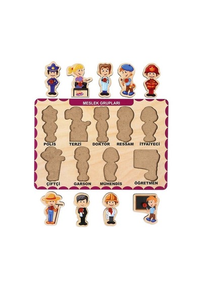 Iş Teknik Tutmalı Puzzle Meslek Grupları