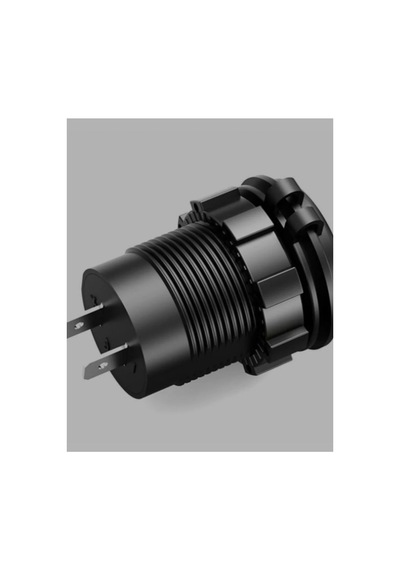 Çift Usb Çıkışlı Araç Şarj Soketi - 5v 1a / 2.1a Çıkışlı Kapaklı