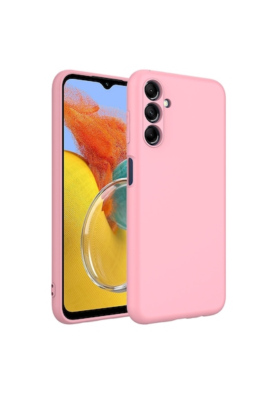 Zore Samsung Galaxy Uyumlu M14 Kılıf Omsy Mara Lansman Kapak - Pembe