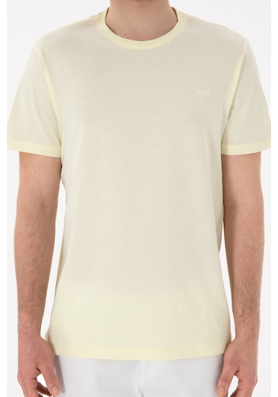 U.S. Polo Assn. Erkek Regular Fit Bisiklet Yaka Limon Basic Tişört 50305928-VR035
