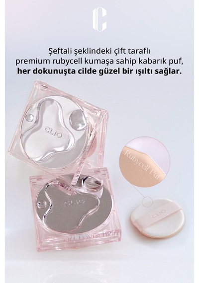 Hassas Uygulama Sağlayan Makyaj Pufu Clıo Kill Cover High-glow Cushion Puff 55830159