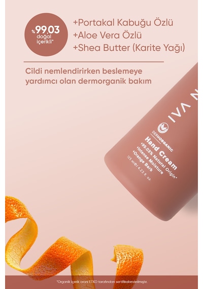 Iva Natura Portakal Özlü Nemlendirici Ve Besleyici El Kremi 125 ML