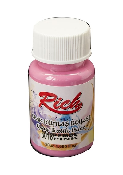Rıch Kumaş Boyası Opak 50 Cc Pembe