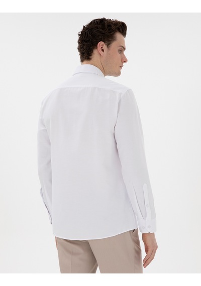 Pierre Cardin Erkek Beyaz Gömlek Desenli 50303375-vr013 Beyaz