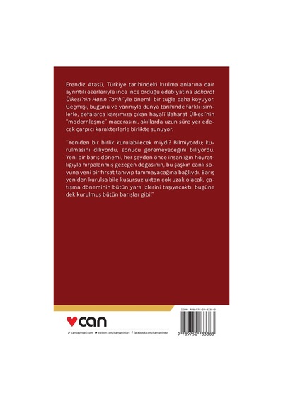 Baharat Ülkesi'nin Hazin Tarihi - Erendiz Atasü - Can Yayınları