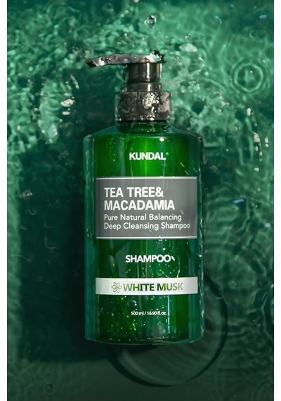 Kundal White Musk Tea Tree & Macadamia Deep Cleansing Shampoo 500 ML