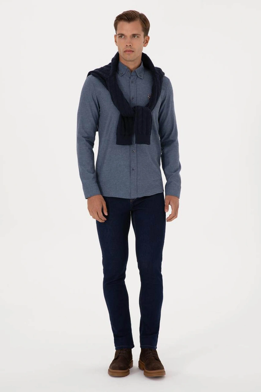 U.s. Polo Assn. Akıs025k İndigo Erkek Gömlek 2225603 İndigo U.s. Polo Assn. Akıs025k İndigo Erkek Gömlek 2225603 İndigo