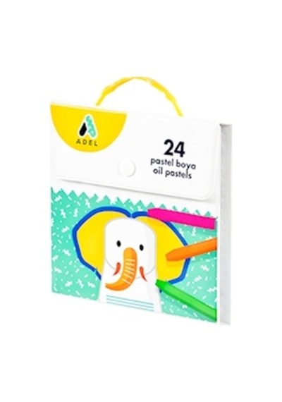 Adel 24 Renk Pastel Boya Seti Özel Çantalı - 24'lü Yağlı Pastel
