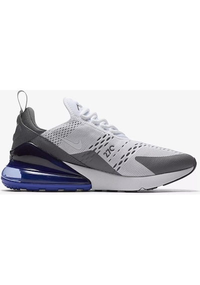 Nike Air Max 270 Ah8050-107 Gri Mor Erkek Sneaker Dar Kalıp Gri - Mor