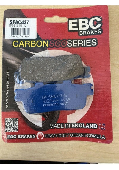 Ebc Sfac427 2007-2015 Sym Gts 250i Evo Uyumlu Arka Fren Balatası Karbon Balata