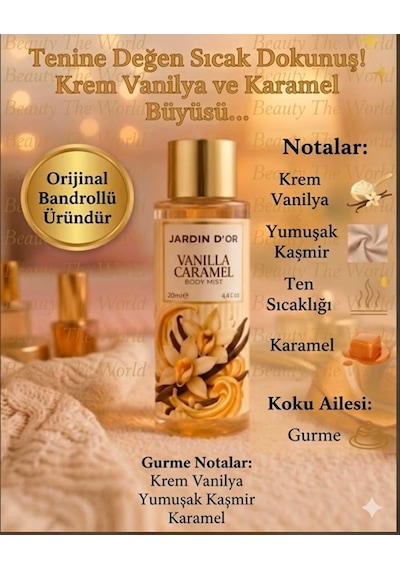 Jardin D'or Vanilla Caramel Vücut Spreyi 250 ML