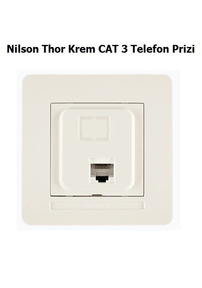 Nilson Thor Krem Cat 3 Nümeris Telefon Prizi