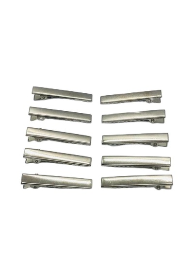 Xmlbayiciniz Metal Pens Toka 10 Adet-timsah Toka 4,5 Cm Hand Made Toka Yapımı Metalik Tek Ebat Çok Renkli