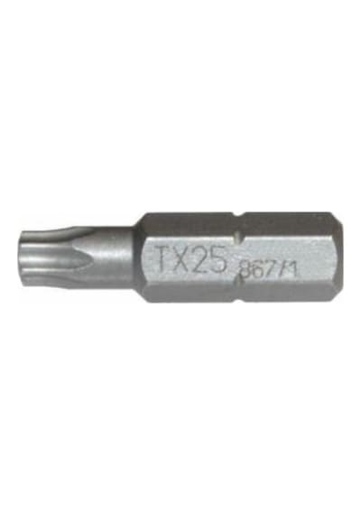 Format 867/1 T25x25 Mm 1/4'' Torx Bits Uç