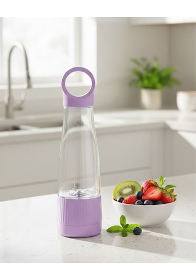 Usb Şarjlı Taşınabilir Smoothie Blender 400 Ml Çok Renkli