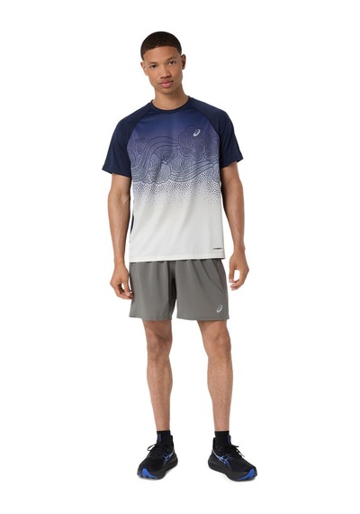 Asics Road Fade Ss Top Erkek Midnight Kısa Kollu Tshirt 2011d512-403