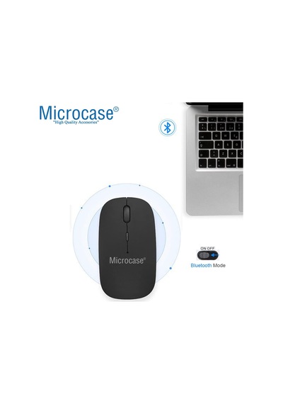 800-1200-1600 Dpı Bluetooth Kablosuz Mouse - Al2722 Siyah