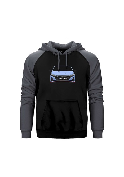 Hyundai İ20n Kırmızı Renk Reglan Kol Sweatshirt / Hoodie