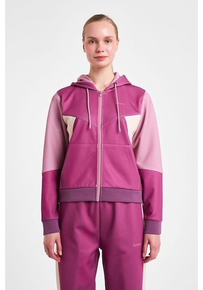 Lescon Kadın Fermuarlı Kapüşonlu Sweatshirt 25n-2131 Mor
