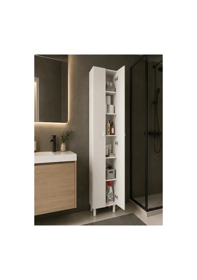 Ln-0220 Balkon Kiler Dolabı, Banyo Dolabı, Çok Amaçlı Dolap, 6 Raflı 2 Kapaklı, Beyaz - 905273463 Beyaz Ln-0220 Balkon Kiler Dolabı, Banyo Dolabı, Çok Amaçlı Dolap, 6 Raflı 2 Kapaklı, Beyaz - 905273463 Beyaz
