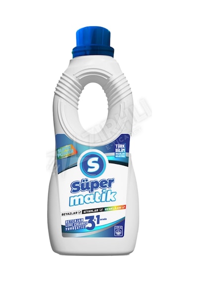 4 Adet Süper Matik Sıvı Çamaşır Deterjanı 3'ü 1 Arada 1500 Ml Diğer