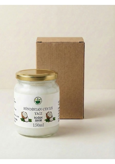 Soğuk Sıkım Hindistan Cevizi Yağı Coconut Oil Cocos Nucifera Saf Doğal 150 Ml 150 ML