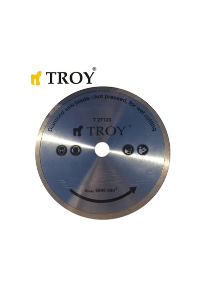 Troy 27120 Mermer Porselen Kesici Elmas Testere, 200mm