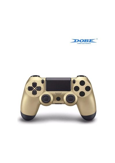 Ps4-pc-android Box-android-Apple Uyumlu iOS Telefon Tablet Titreşimli Bluetooth Oyun Kolu Gold
