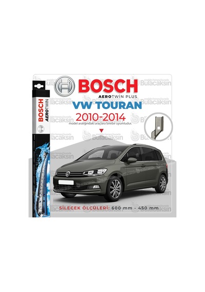 Volkswagen Touran Muz Silecek Takımı 2010-2014 Bosch Aerotwin