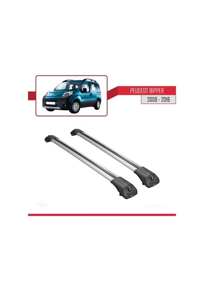 Peugeot Bipper 2008-2016 Arası İle Uyumlu Ace-1 Ara Atkı Tavan Barı Gri