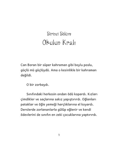 Can Boran Ve Korkunç Balkabağı / 7 Yaş +