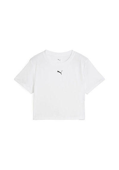 Puma Tad Essentıal W Baby Tee Kadın Antrenman Tişörtü 52589402 Beyaz