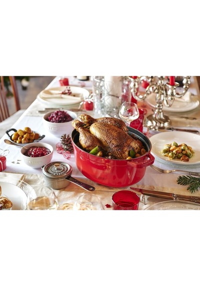 Staub La Cocotte Oval Tencere 27 Cm Kırmızı