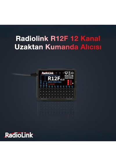 Radiolink R12f 12 Kanal Uzaktan Kumanda Alıcısı Dual Antenna Receiver W/s-bus+ppm+pwm