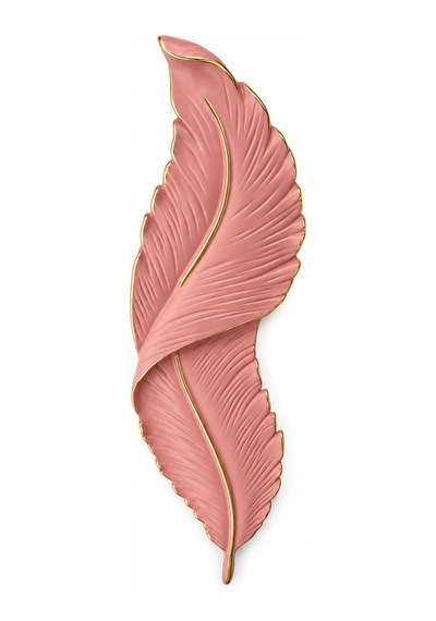 Tüy Pembe Kasa Dekoratif Ledli Duvar Aplik 3 Işık Modlu Siyah