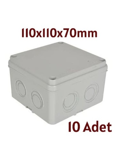 Orel 110mm X 110mm X 70mm Termo Plastik Buat 10 Adet