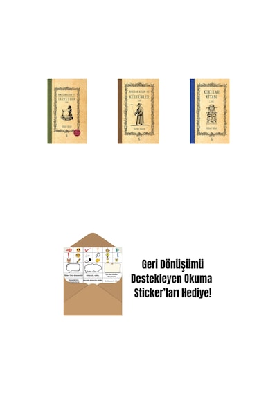Kokular Kitabı - Iv Ciltli + Kokular Kitabı - Iıı Ciltli + Kokular Kitabı - I Ciltli + Okuma Sticker'ları