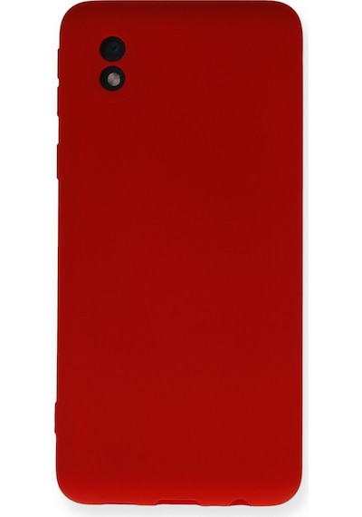 Samsung Galaxy  Uyumlu,  A01 Core Kılıf Nano İçi Kadife Silikon - Kırmızı