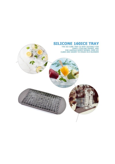 Esnek Silikon Buz Kalıbı Mini Buz Küpleri 24x12x1 Cm Silikon Diğer