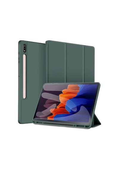 Samsung Uyumlu Galaxy Tab S7 Fe / S7 Plus S8 Plus 12.4" Kılıf Kalem Bölmeli Smart Case X800 T730 T970 Samsung Uyumlu Galaxy Tab S7 Fe / S7 Plus S8 Plus 12.4" Kılıf Kalem Bölmeli Smart Case X800 T730 T970