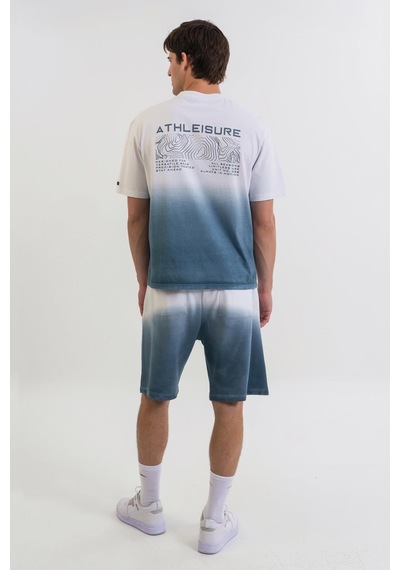 Maraton Boxy Fit Erkek Bisiklet Yaka Beyaz T-shirt Beyaz