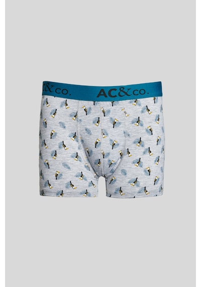 Ac&Co / Altınyıldız Classics Erkek Sıyah-yesıl 3'lü Boxer Paketi Sıyah-yesıl