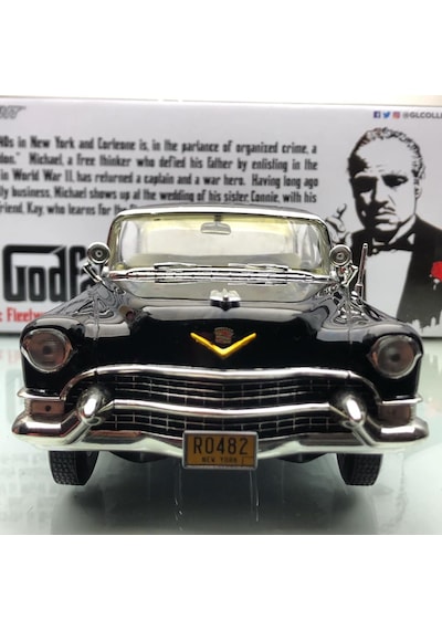 1955 Cadillac Fleetwood The Godfather Black 1 18 Greenlight