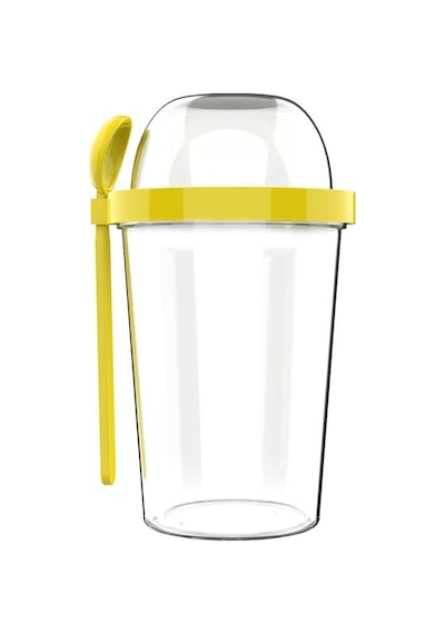 Zweikell Capsule Atıştırmalık Kabı Sarı 450 ML + 100 ML Sarı