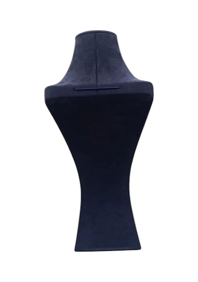 Yerli Üretim Adonis Model Sardunya Kumaş Lacivert Renk Boy 38cm Kolye Takı Sergileme Mankeni Çok Renkli