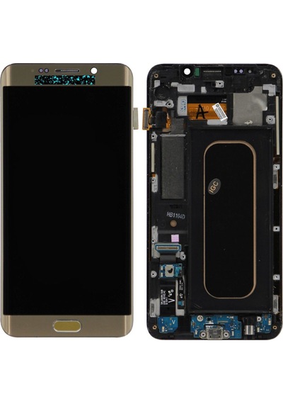 Samsung Galaxy S6 Edge Plus Sm-g928 Lcd Ekran Dokunmatik Çıtalı Gold